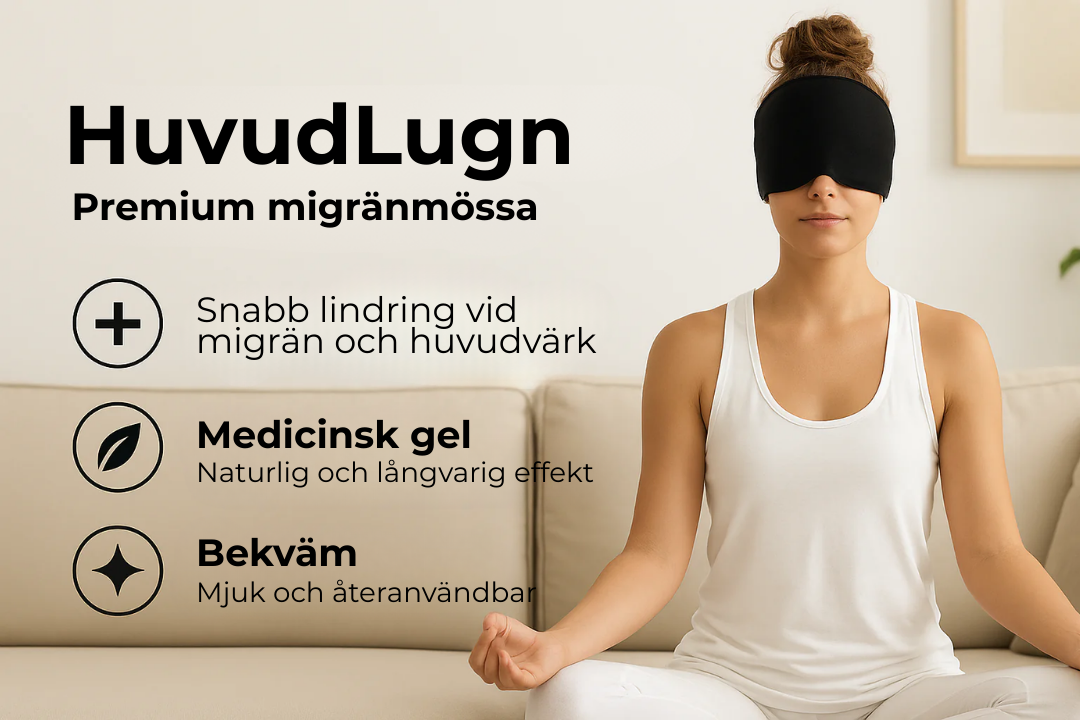 HuvudLugn™ – Direkt lindring vid huvudvärk & migrän