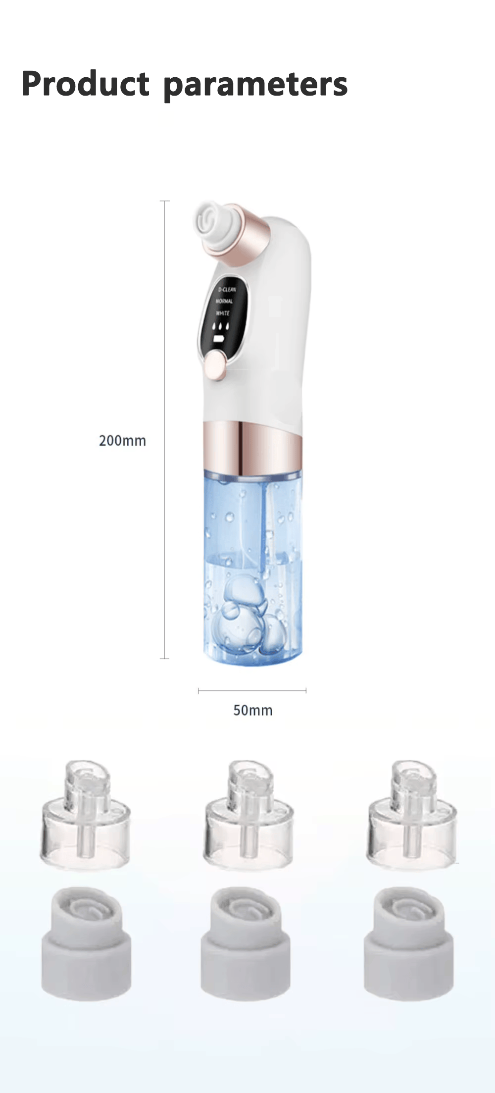 Skincare Pro™ – Uppladdningsbar rengöring för pormaskar och porer