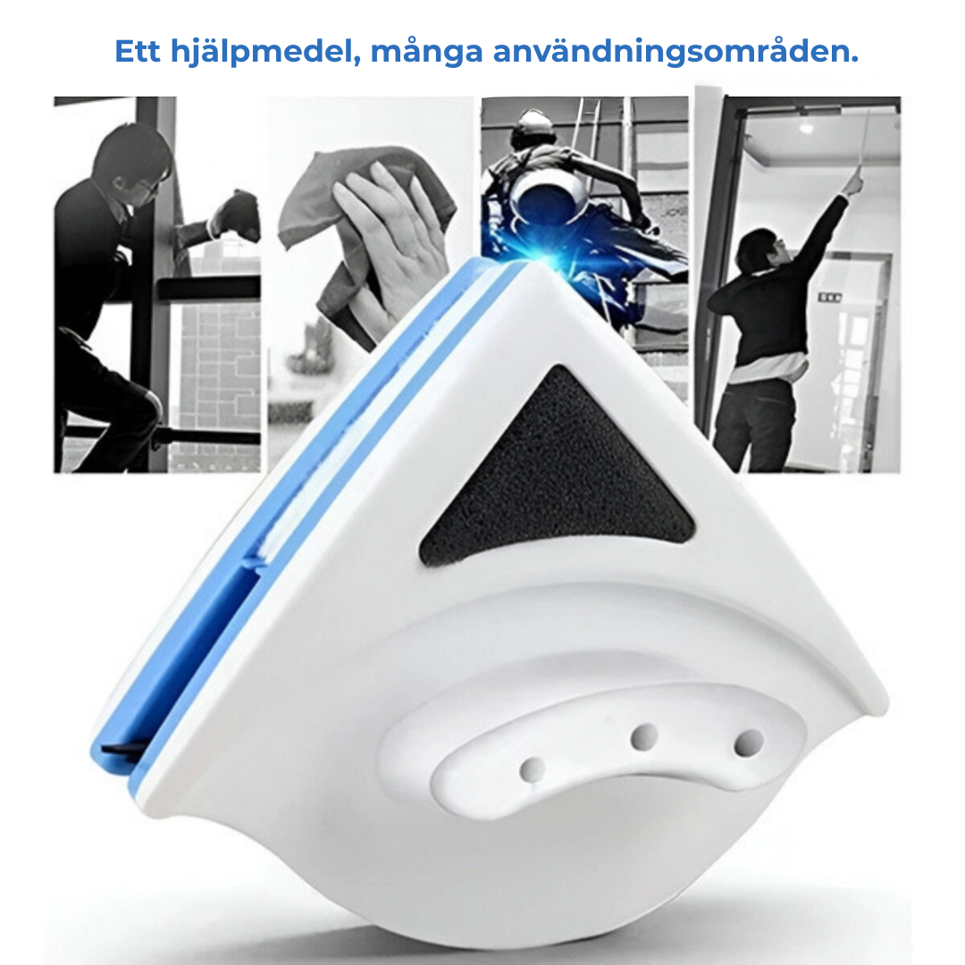 GlasMagnet™ - Rena fönster. Inifrån och ut.