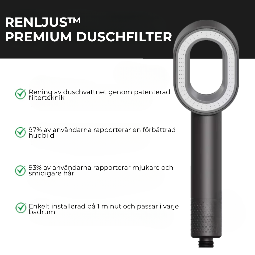 RenLjus™ - Premium Duschfilter