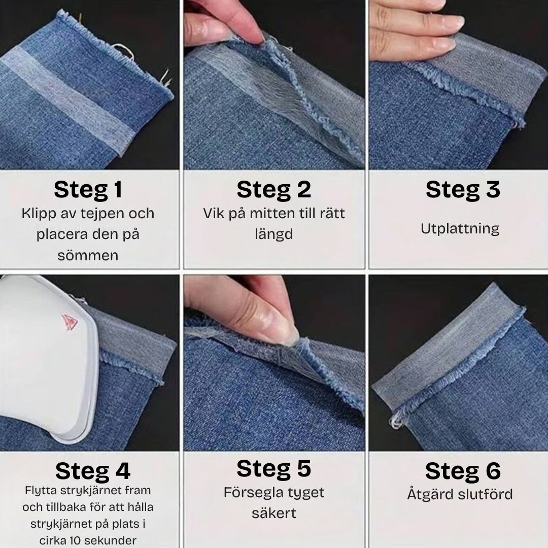 TextilGrip™ - Osynlig styrka i varje remsa.