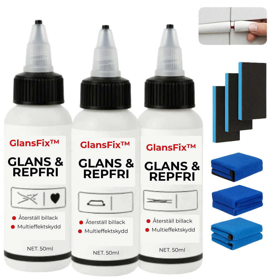 GlansFix™ – Tar bort repor. Återställer glansen.