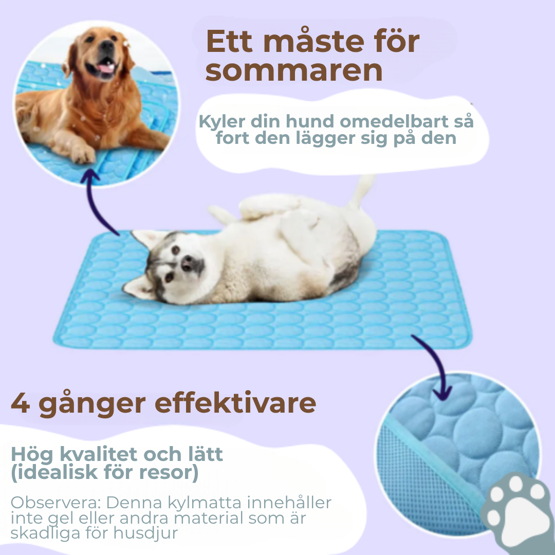 SommarSval™ – Den smarta kylmattan för husdjur