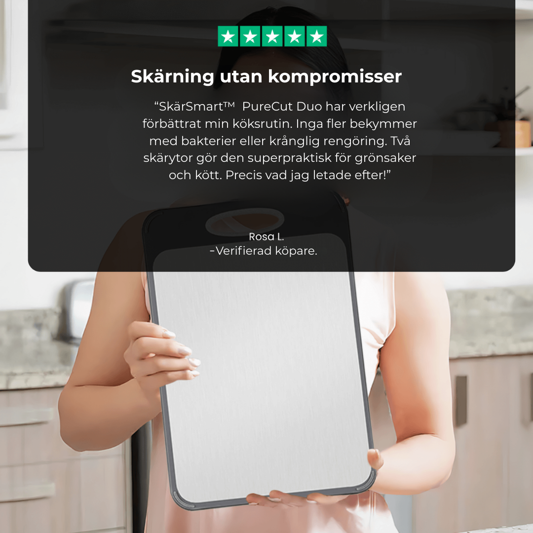 SkärSmart™ – Hygieniskt & hållbart skärbräda