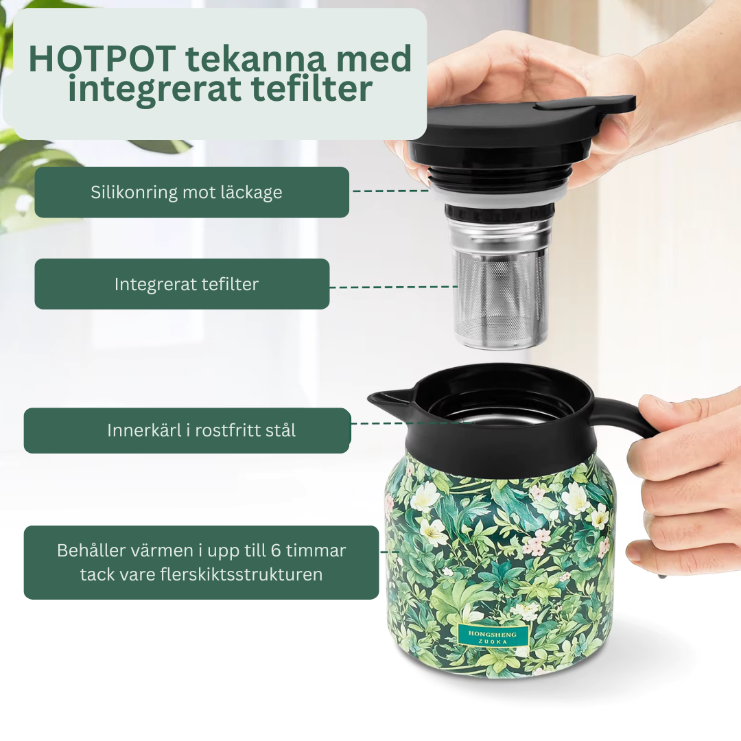 TeBlom™ Hotpot - Brygg. Servera. Njut.