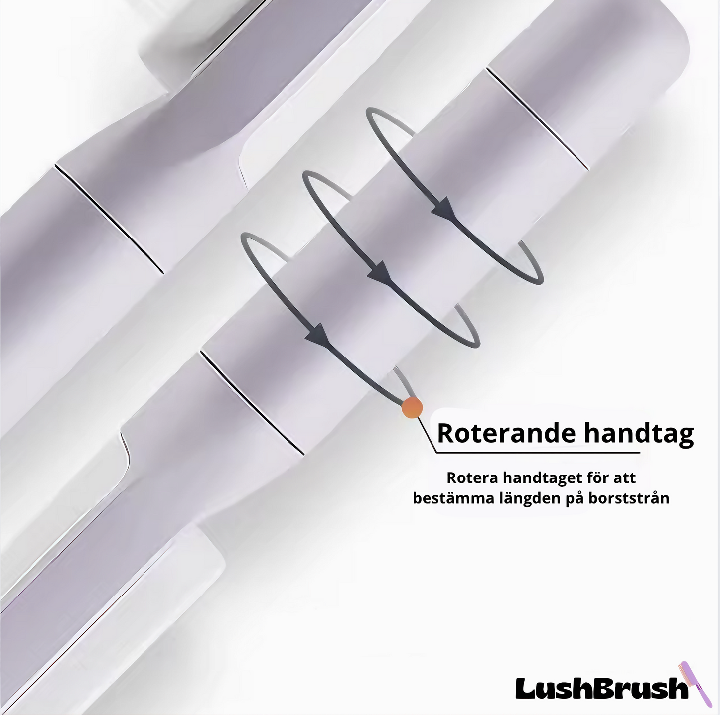 SwiftBrush™ – Den Smarta & Hygieniska Hårborsten