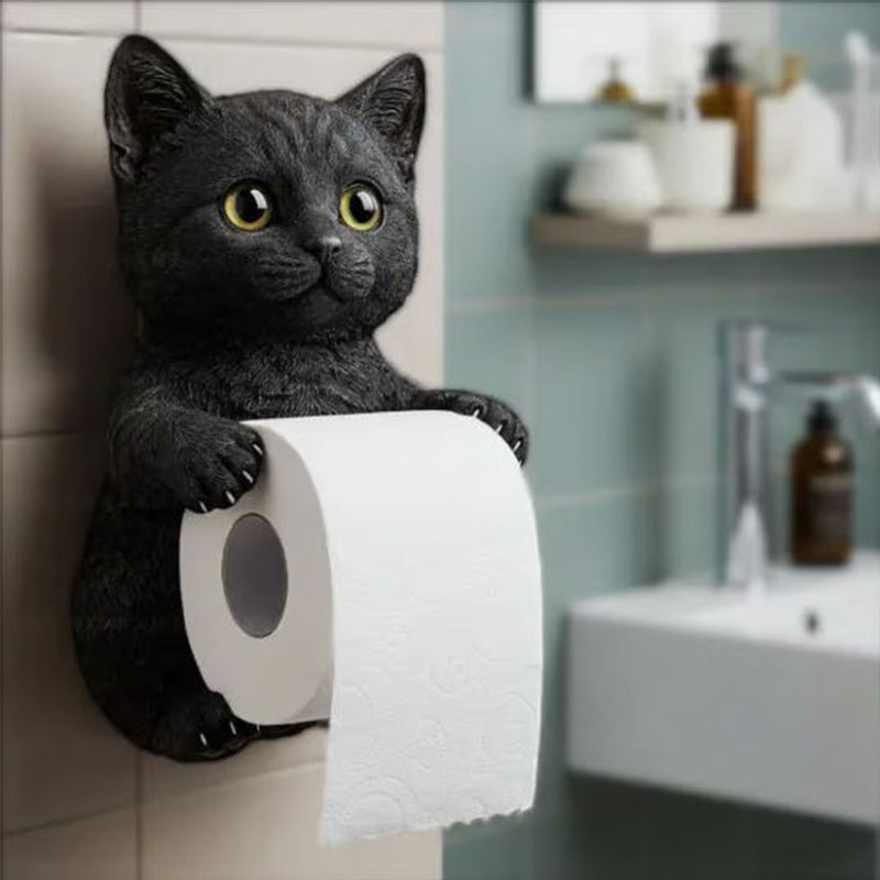 KattRoll™ – Toapappershållare med tassar och attityd!
