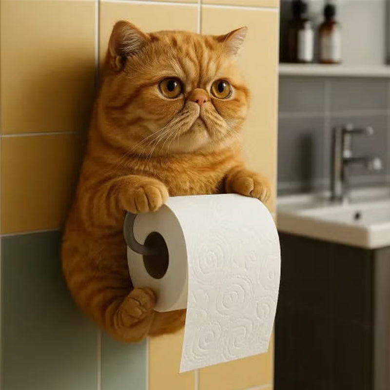 KattRoll™ – Toapappershållare med tassar och attityd!