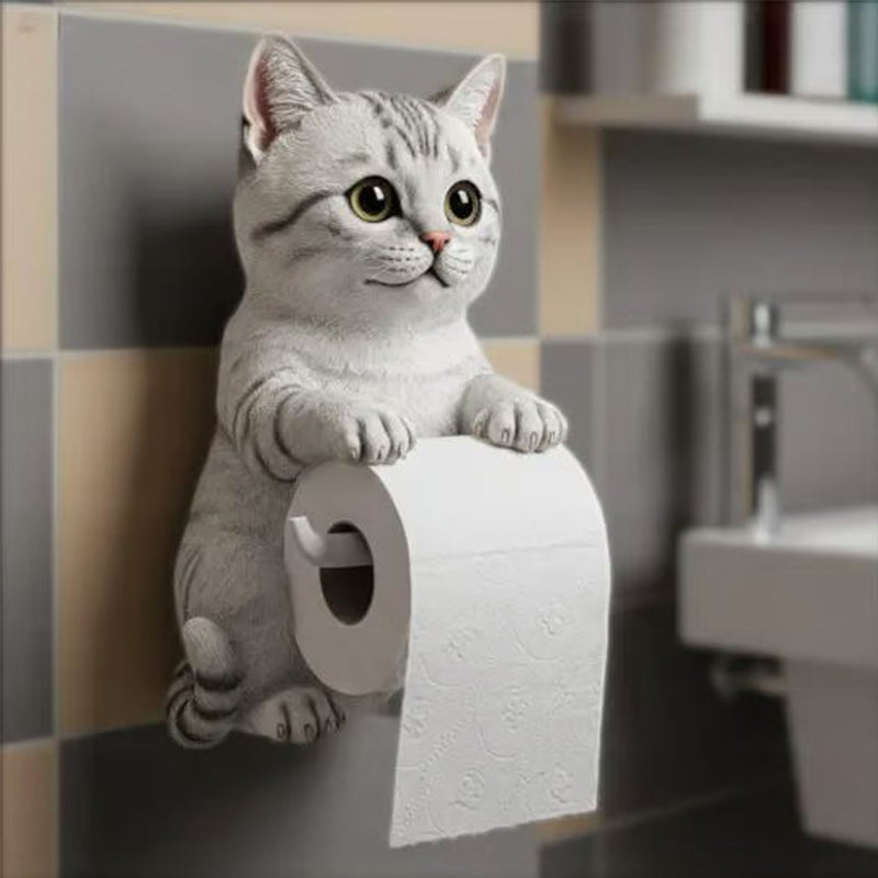 KattRoll™ – Toapappershållare med tassar och attityd!