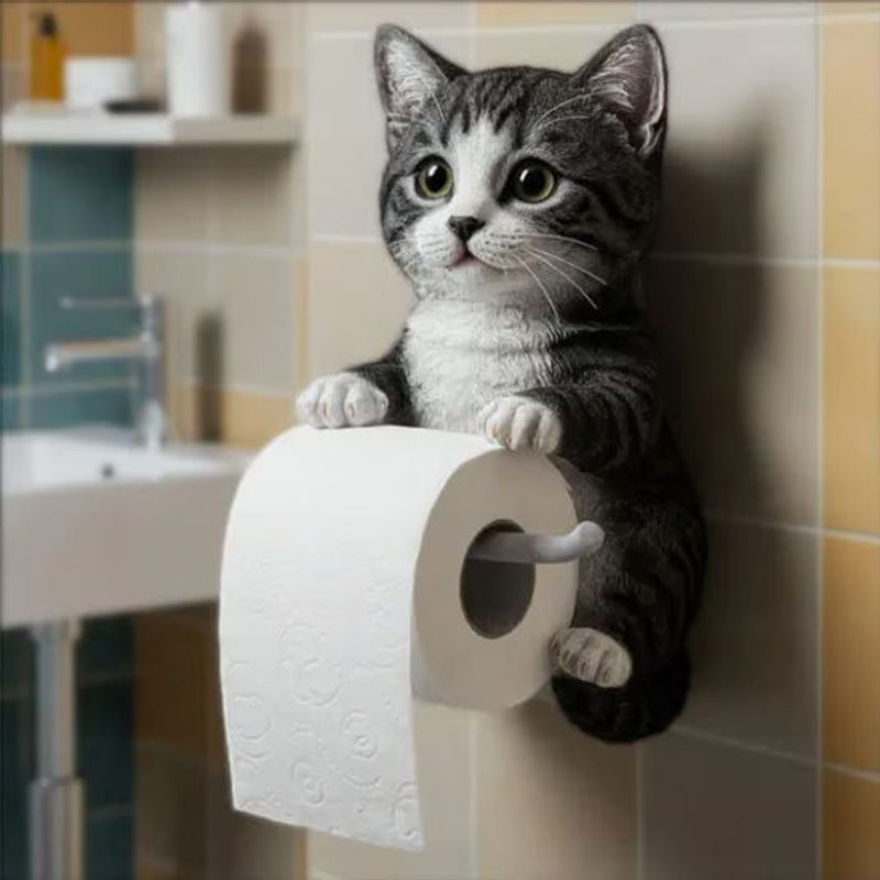 KattRoll™ – Toapappershållare med tassar och attityd!