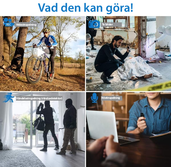 StealthCam™ – Diskret, Smart, Säker