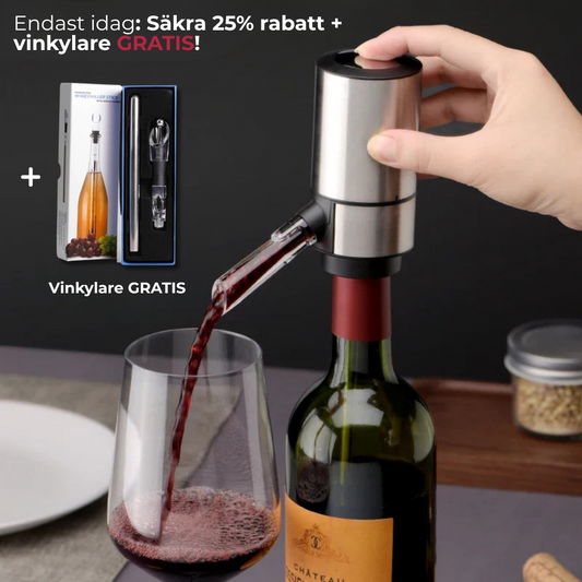 VinLuften™ – Automatisk dekanterare med stil