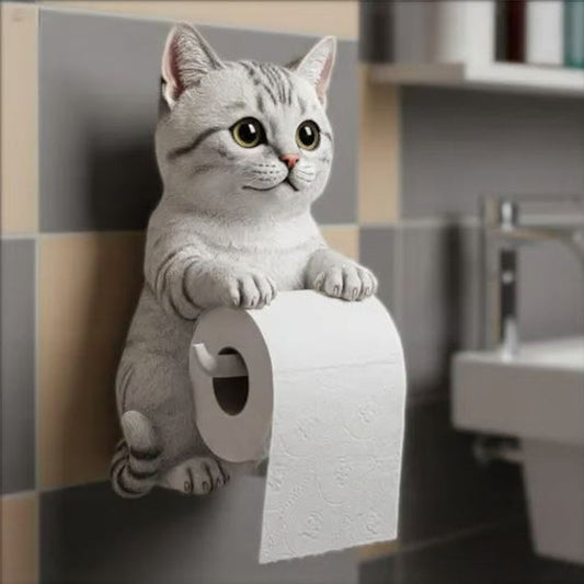 KattRoll™ – Toapappershållare med tassar och attityd!